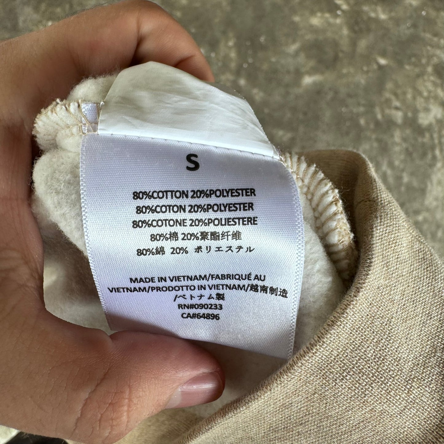 Fear Of God Essentials Fleece Sand