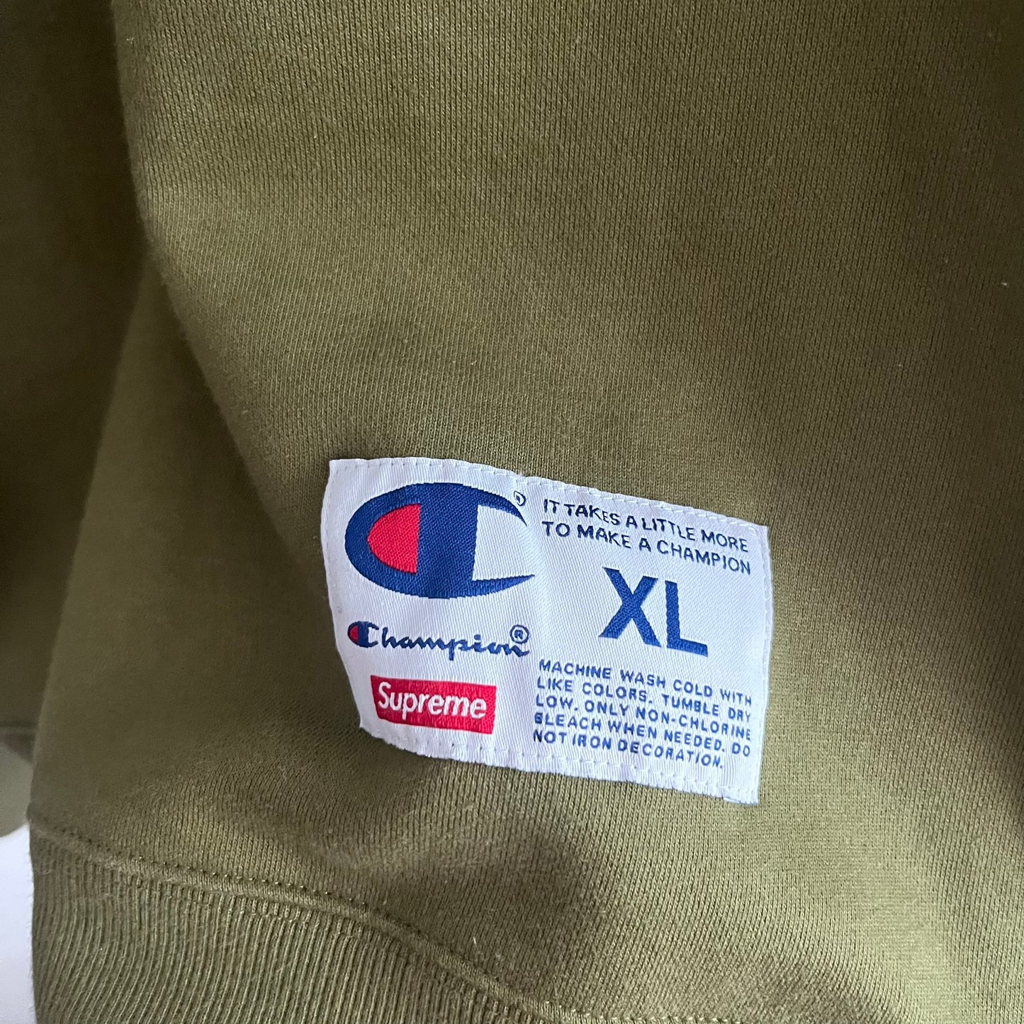 Supreme x Champion 3D Metallic Crewneck