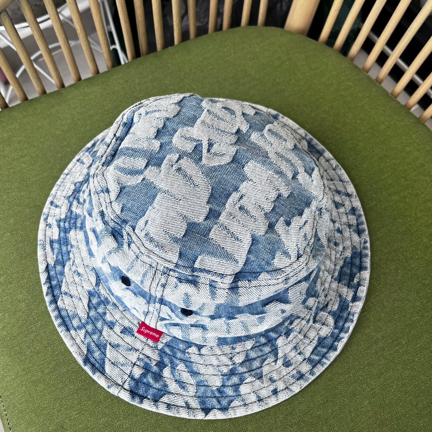 Supreme Fat Tip Jacquard Bucket Hat