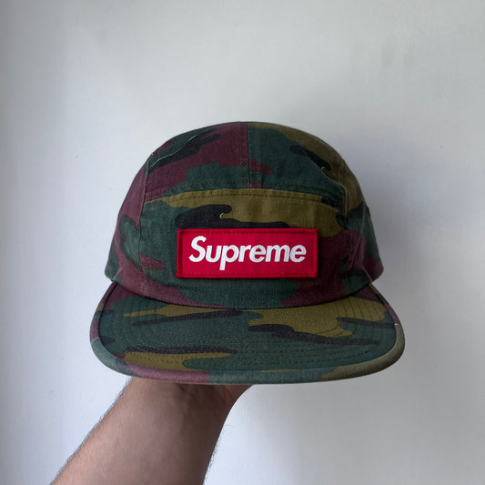 Supreme Jigsaw Camo Camp Cap