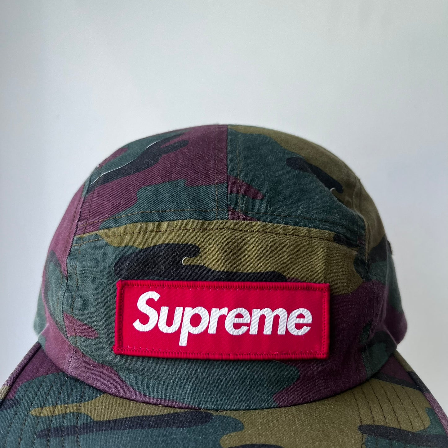 Supreme Jigsaw Camo Camp Cap