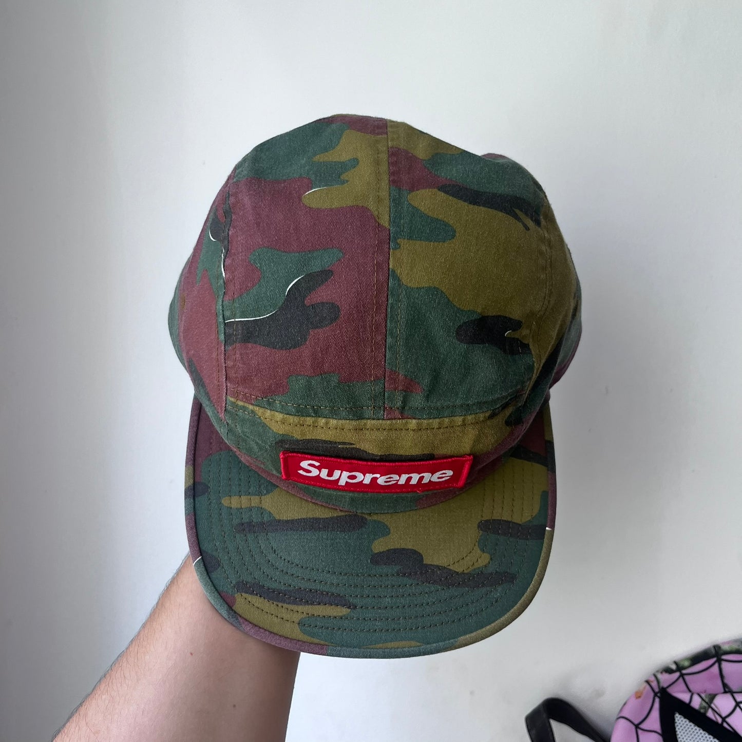 Supreme Jigsaw Camo Camp Cap