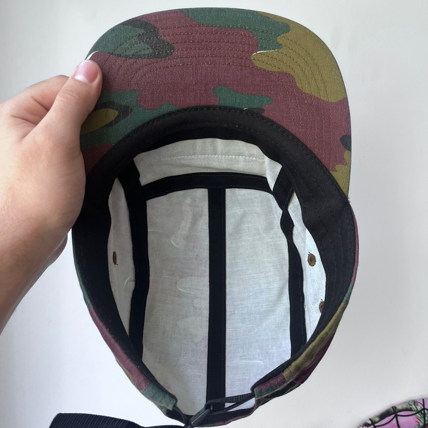 Supreme Jigsaw Camo Camp Cap